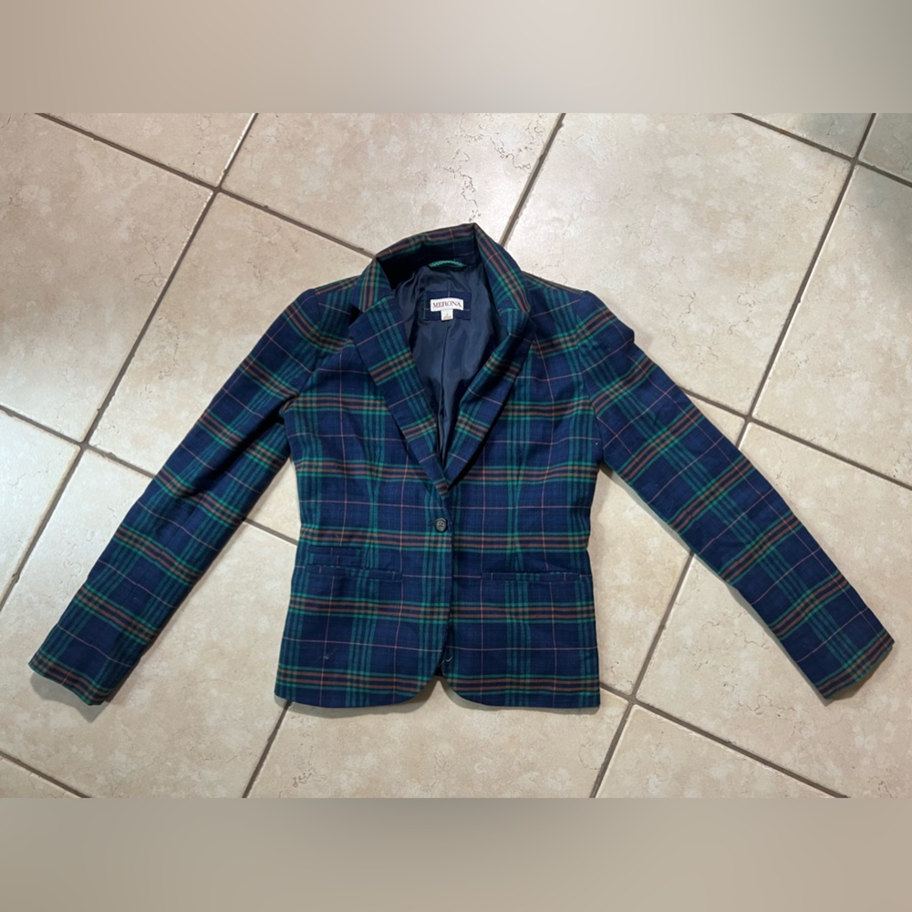 Target Merona Plaid Blazer - 2